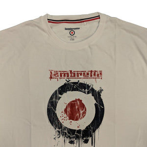 Lambretta T-Shirt - Distress Tee - SS3592 - White 2