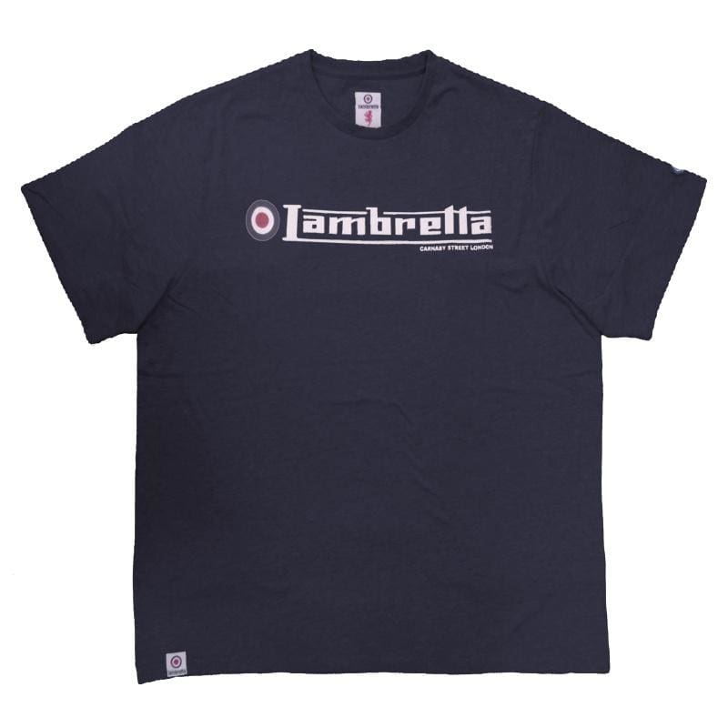 Lambretta T-Shirt - PL151 - Flag Tee - Navy 1