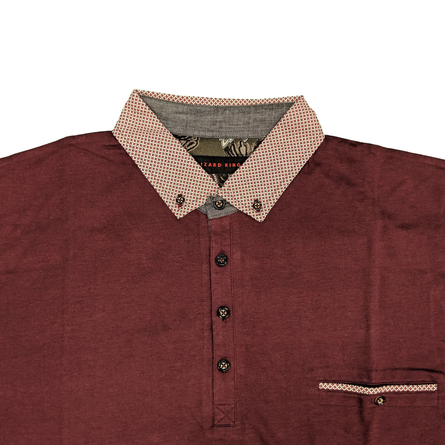 Lizard King Polo - LK8601 - Oxblood 2