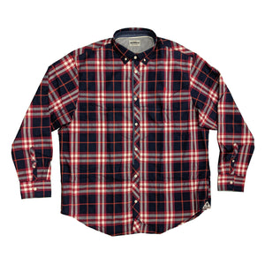 Mish Mash L/S Shirt - 2308 - Carbon - Red 2