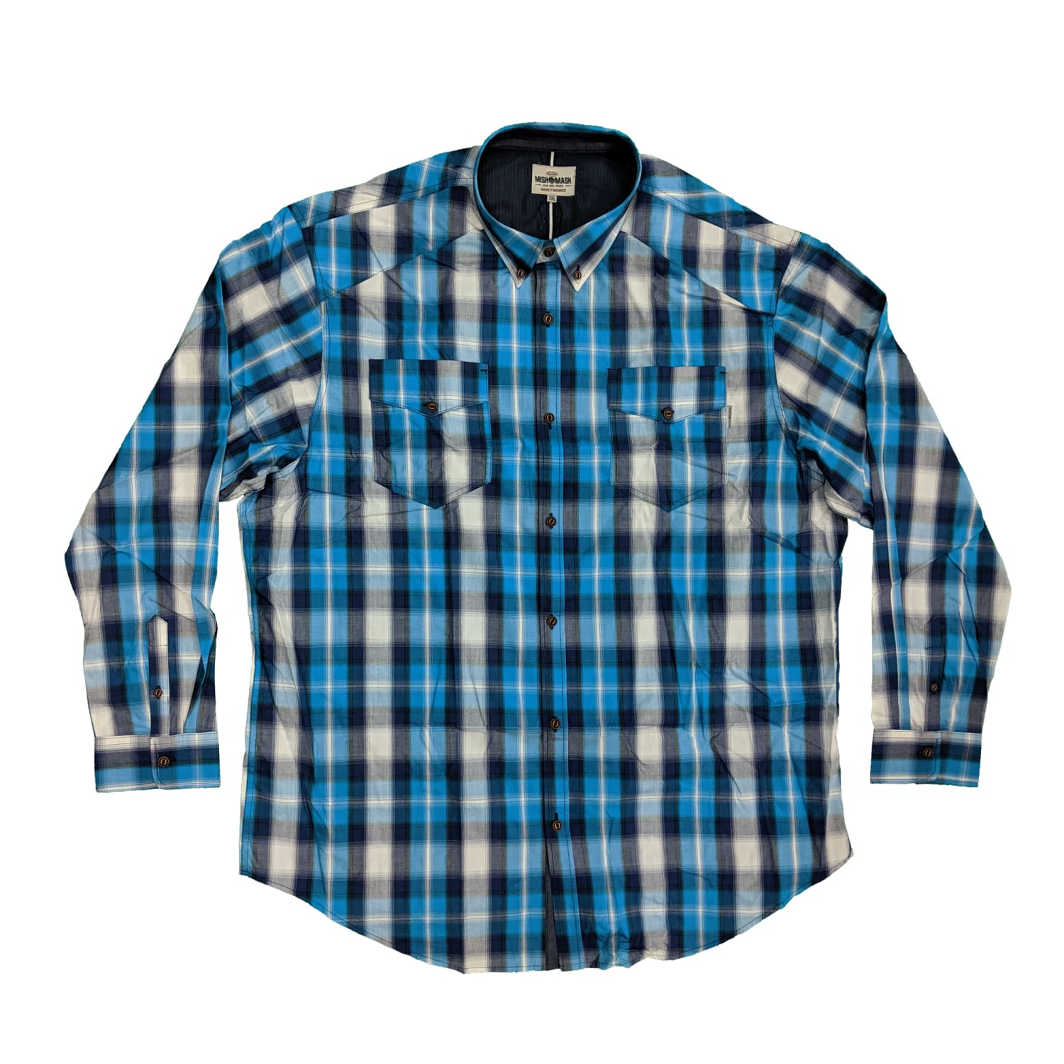 Mish Mash L/S Shirt - 2308 - Transit - Blue 2