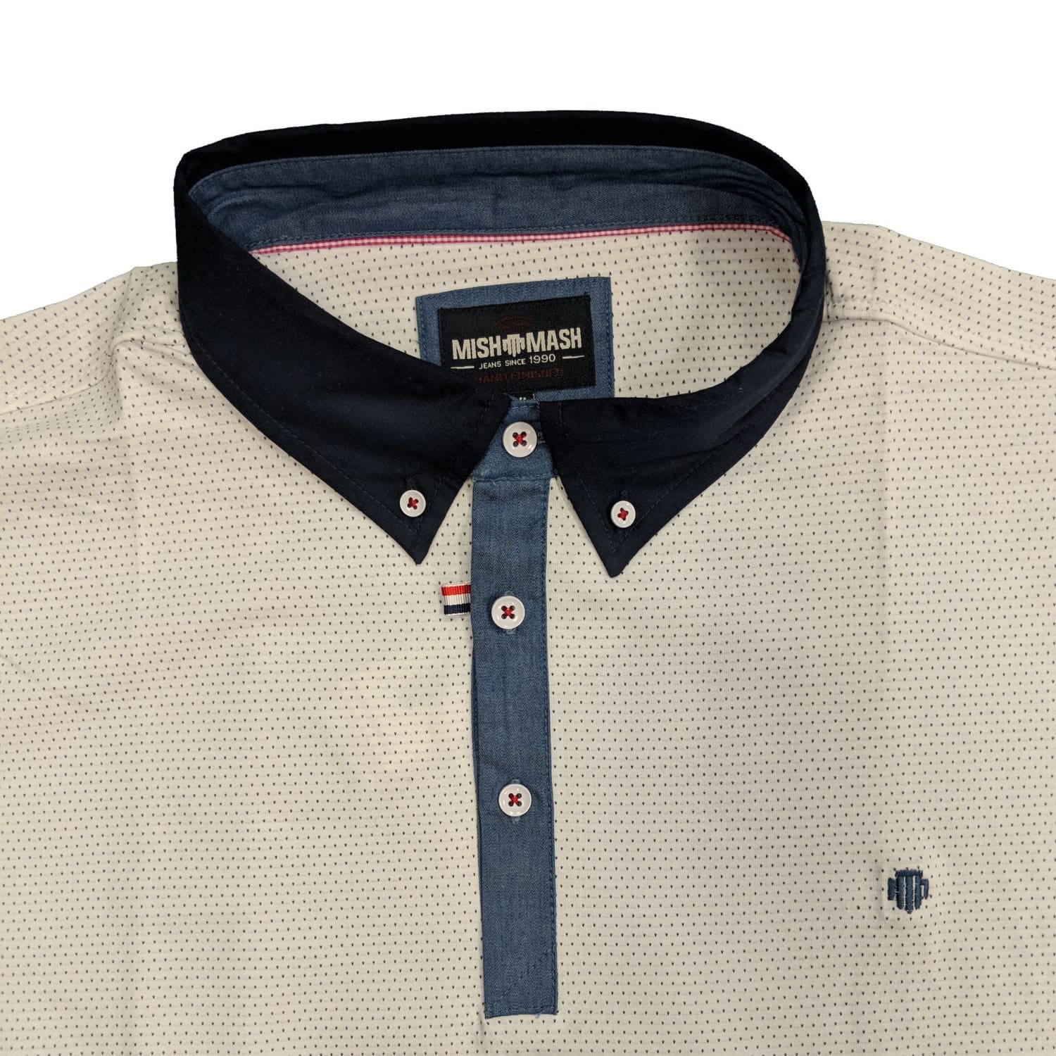 Mish Mash Polo - 2961 - Balham - White 2