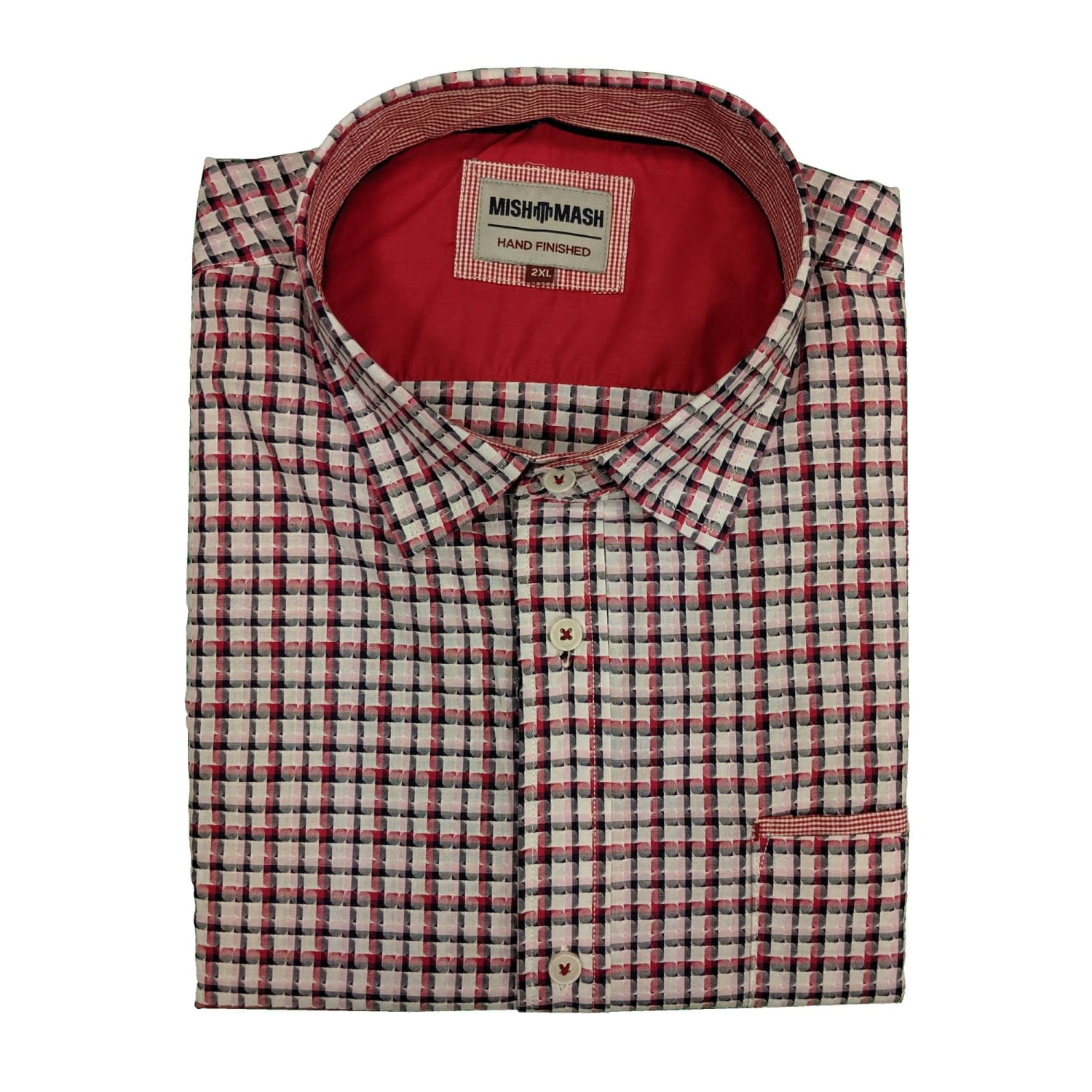 Mish Mash S/S Shirt - 2293 - Aries - Red Check 1