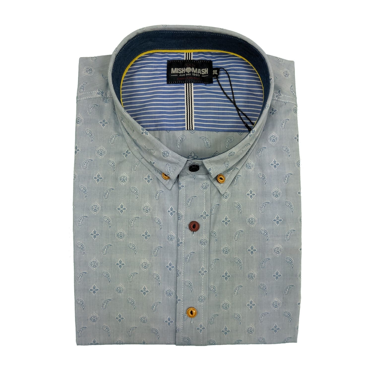 Mish Mash S/S Shirt - 2293 - Cuckoo - Blue 1