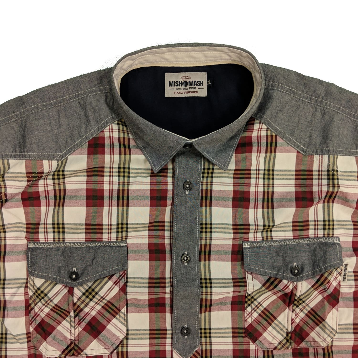 Mish Mash S/S Shirt - 2293 - Denver - Red Check 3