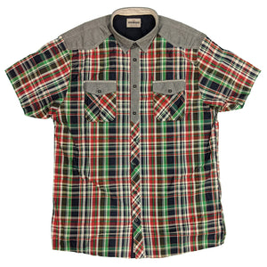 Mish Mash S/S Shirt - 2293 - Denver - Red / Green Check 2