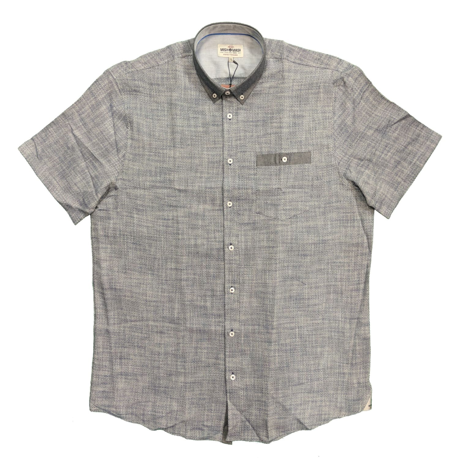 Mish Mash S/S Shirt - 2293 - Stuart - Navy 2