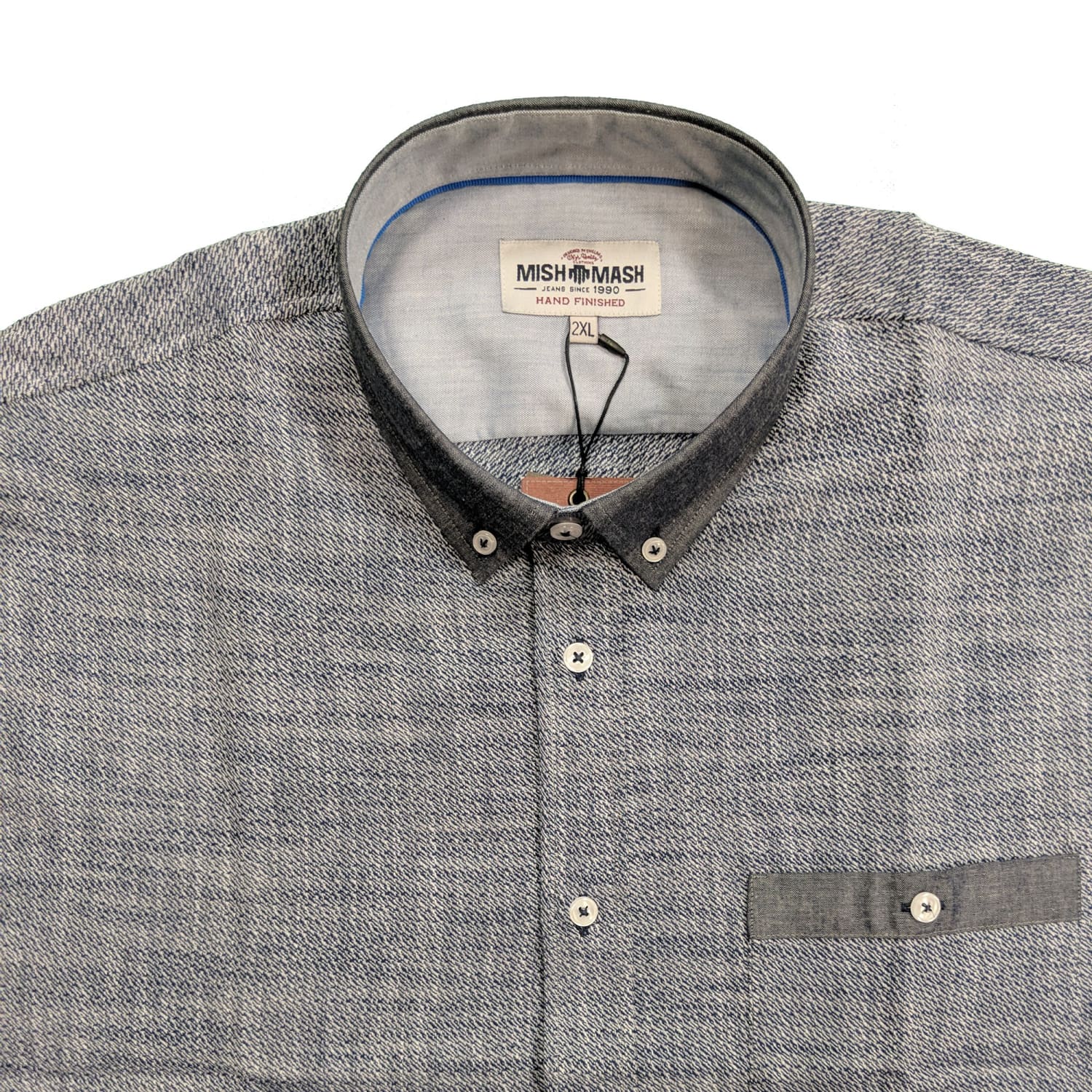 Mish Mash S/S Shirt - 2293 - Stuart - Navy 3