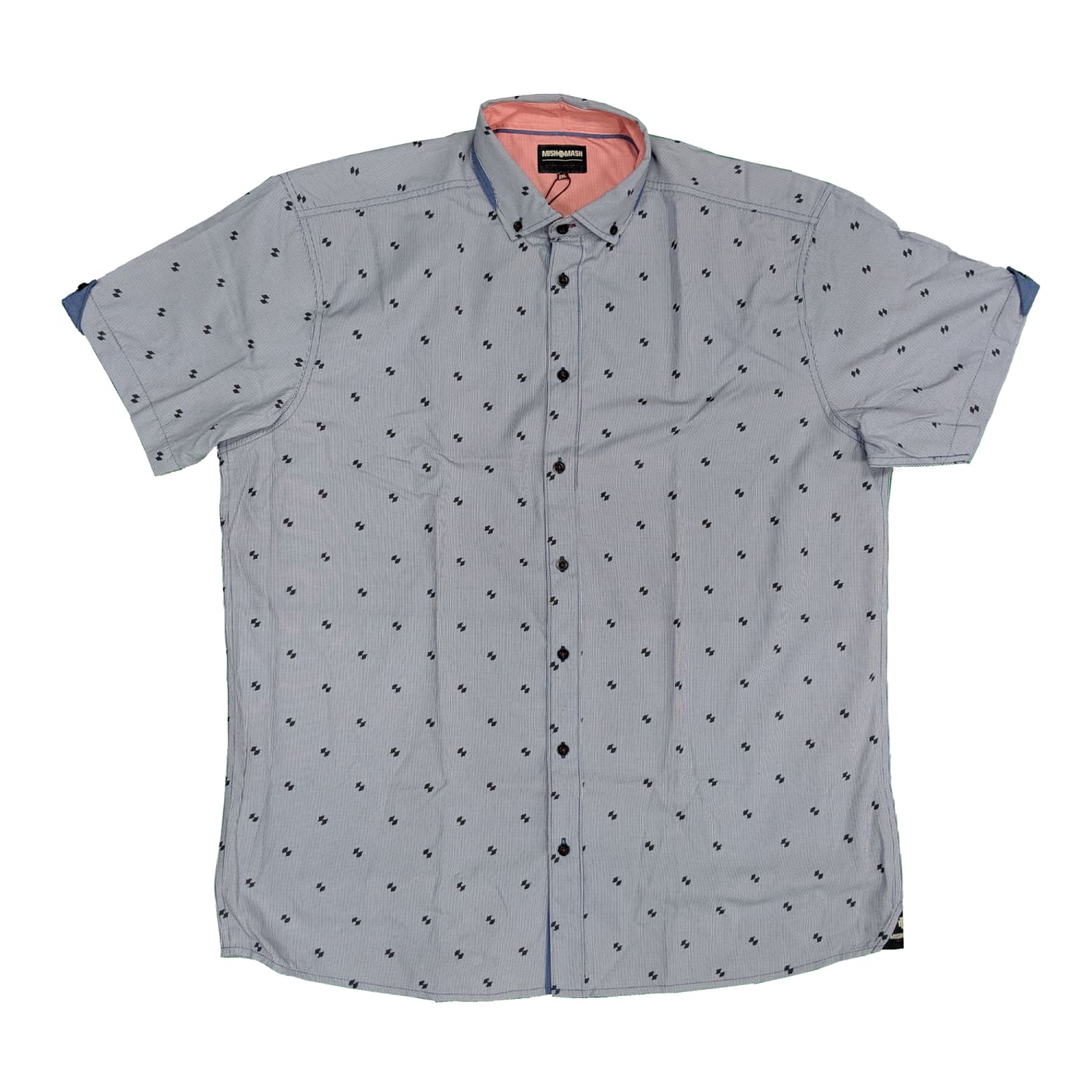 Mish Mash S/S Shirt - 2293 - Vinnie - Blue Gingham 2