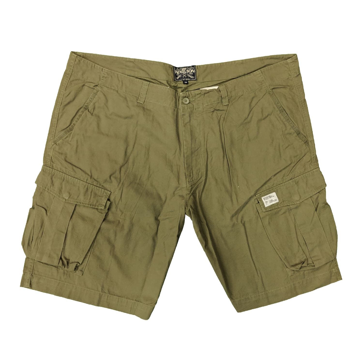 Nickelson Cargo Shorts - NMC602L - Olive Green 1