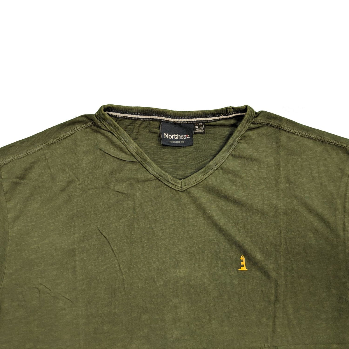 North 56°4 V-Neck T-Shirt - 83153 - Green 2
