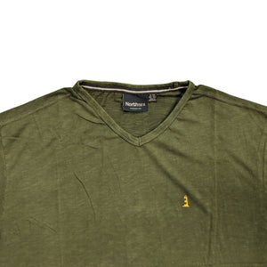 North 56°4 V-Neck T-Shirt - 83153 - Green 2
