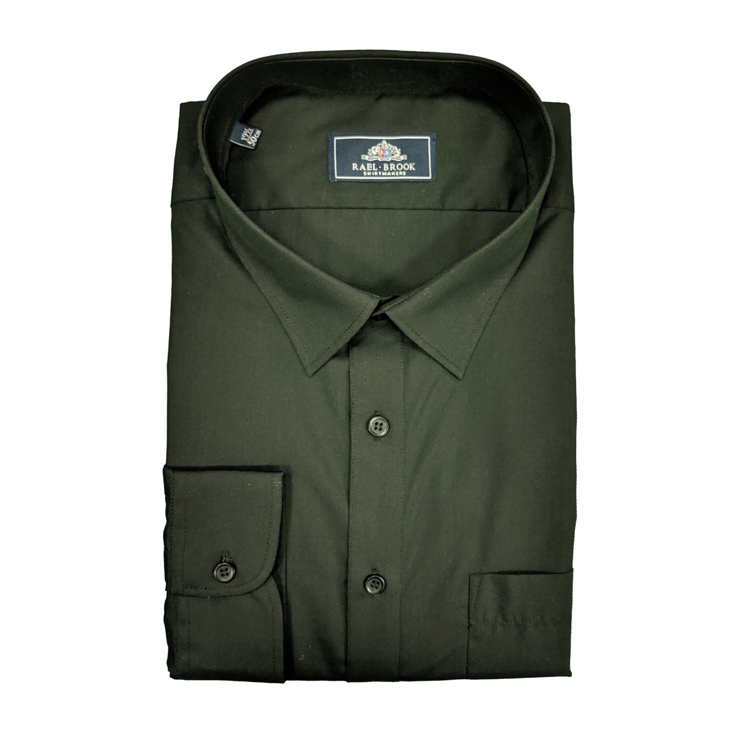 Rael Brook Plain L/S Shirt - 8032 - Black 1