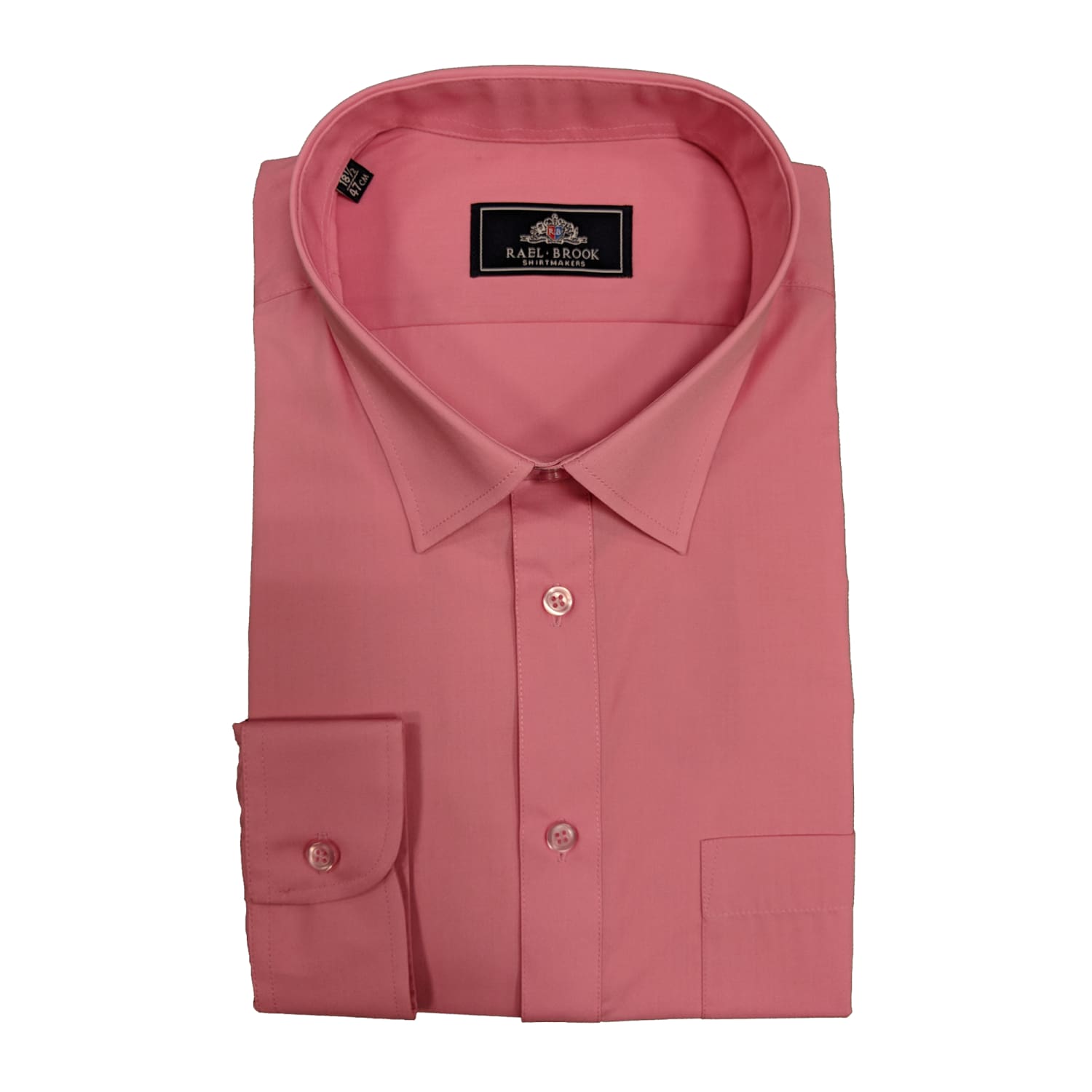 Rael Brook Plain L/S Shirt - 8087 - Rose Pink 1