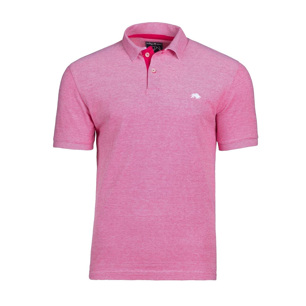 Raging Bull Birdseye Pique Polo - S19PL90 - Vivid Pink 1