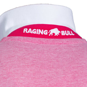 Raging Bull Birdseye Pique Polo - S19PL90 - Vivid Pink 2