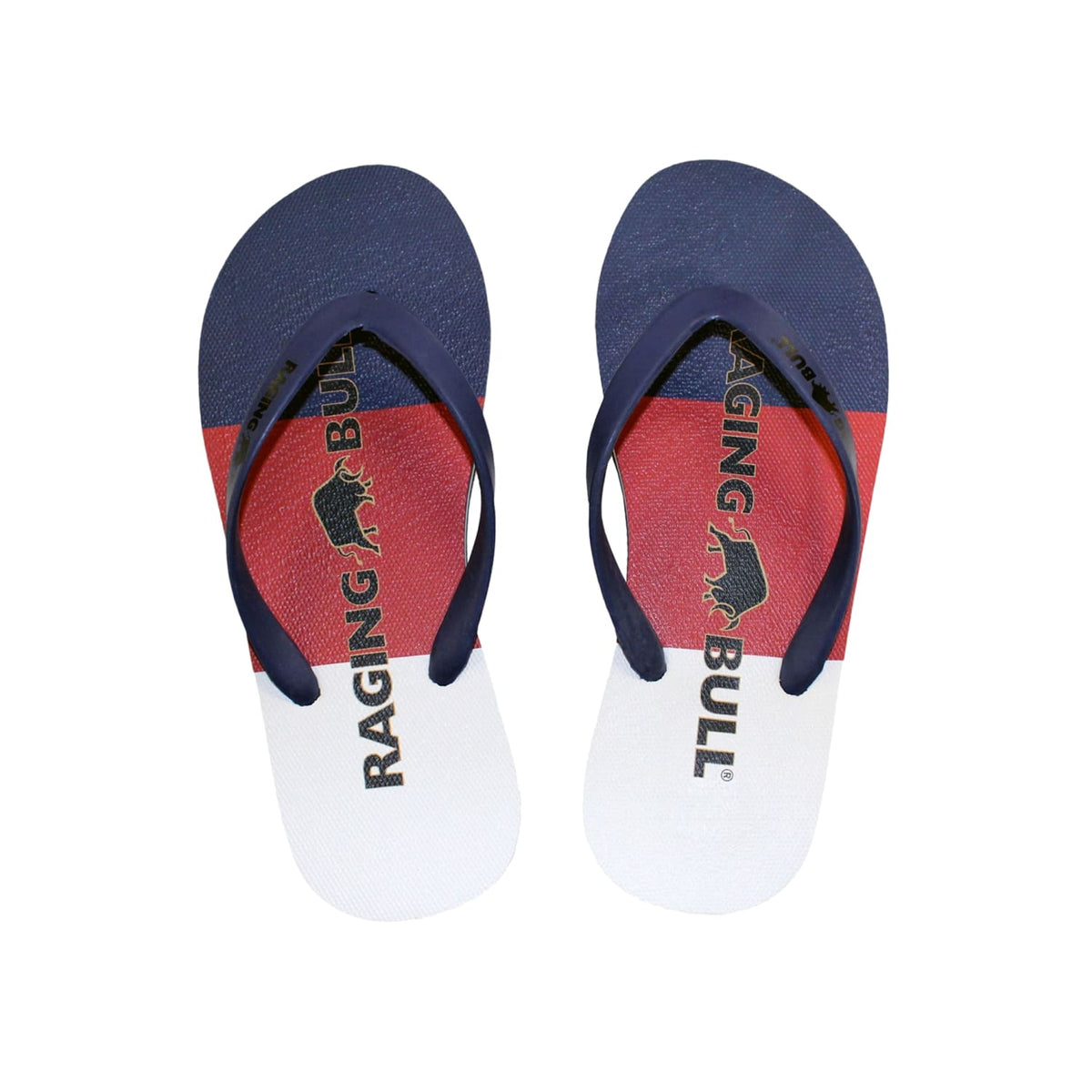 Raging Bull Flip Flops - RB0AC40 - Navy / Red / White 1