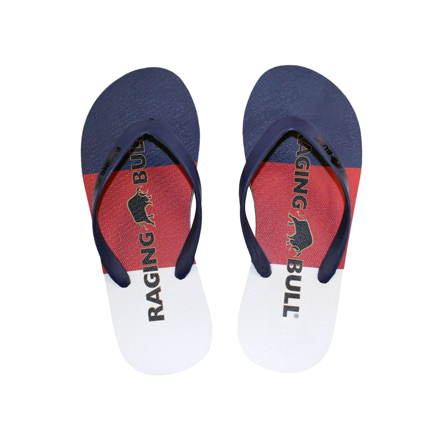 Raging Bull Flip Flops - RB0AC40 - Navy / Red / White 1