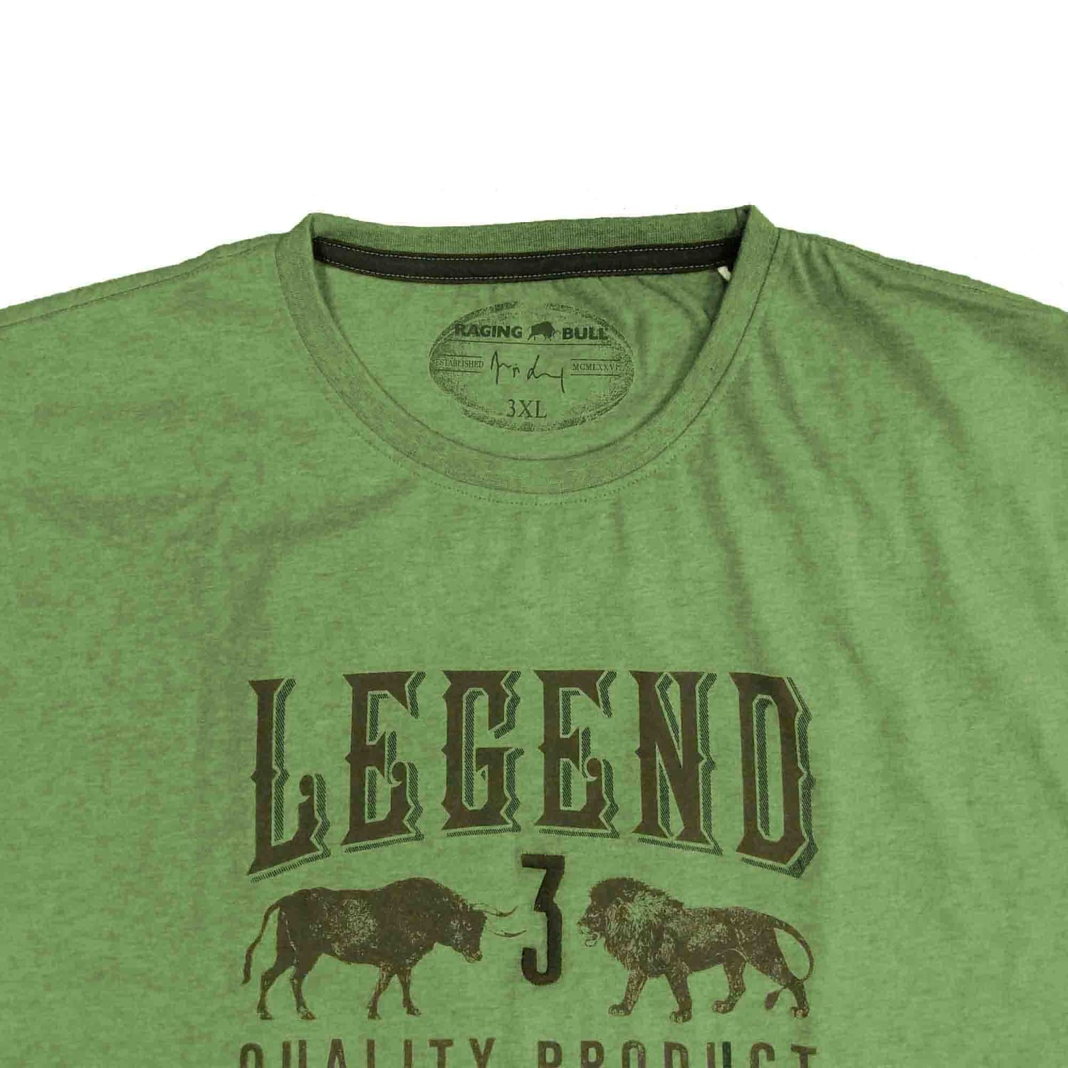 Raging Bull Legend Tee - A19TS123 - Olive 2