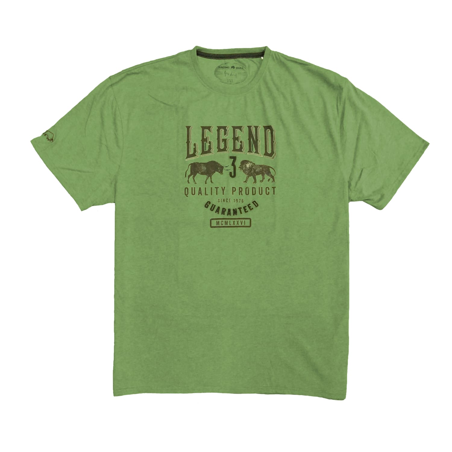 Raging Bull Legend Tee - A19TS123 - Olive 1