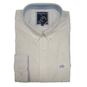 Raging Bull L/S Oxford Shirt - S16CS60 - White 1