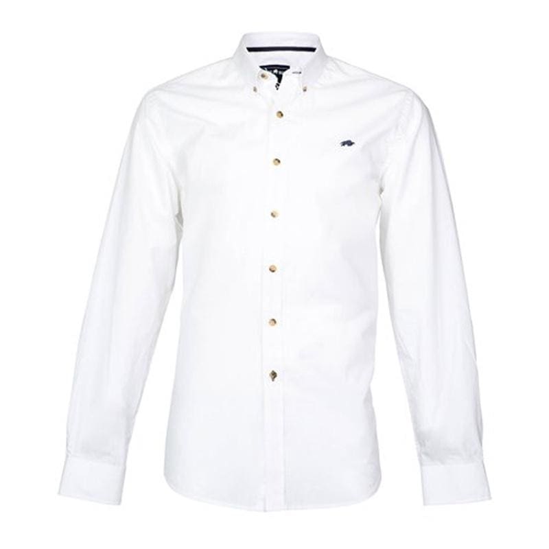 Raging Bull L/S Poplin Shirt - A15CS20 - White 2