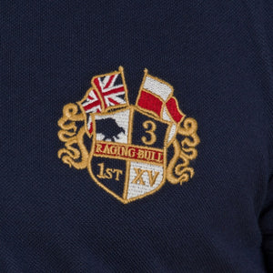 Raging Bull L/S Rugby Polo - A18RU22 - Navy 2