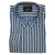 Raging Bull L/S Stripe Shirt - A1473 - Blue 1
