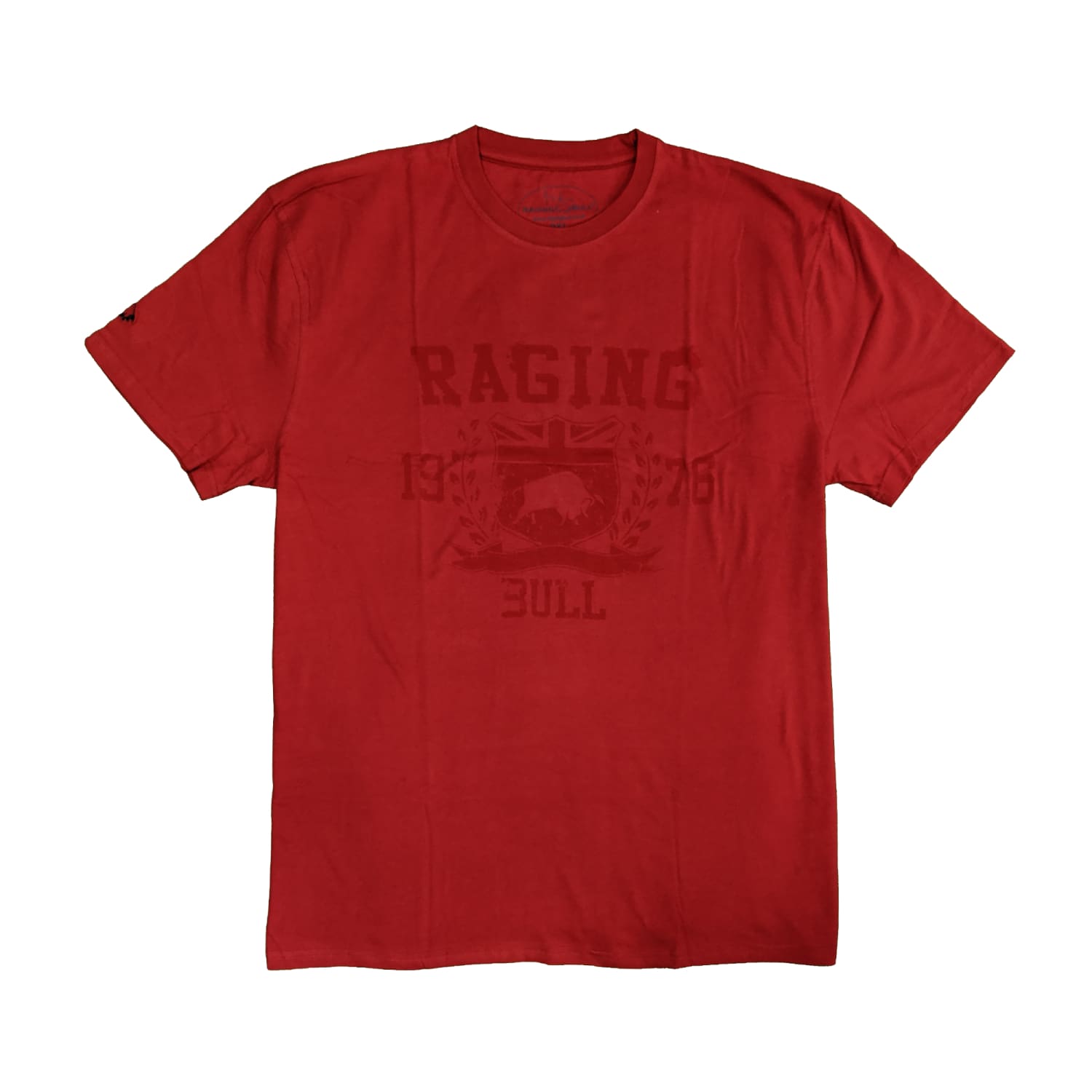 Raging Bull Shield T-Shirt - S1403 - Red 1
