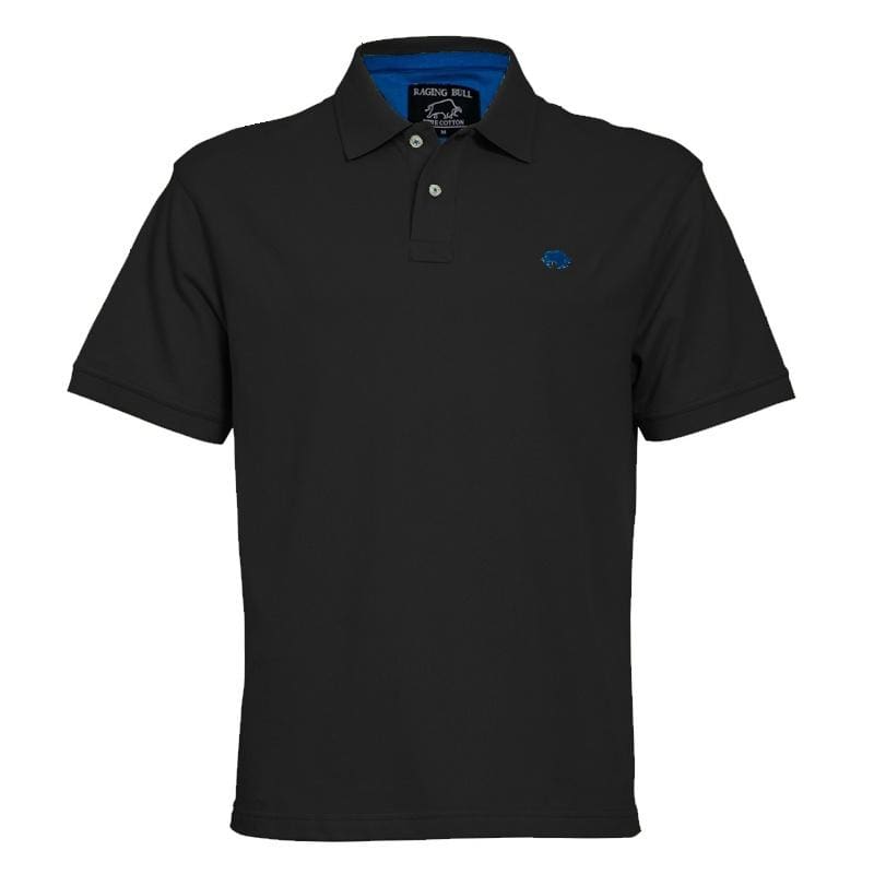 Raging Bull Signature Polo - S1418 - Black 1