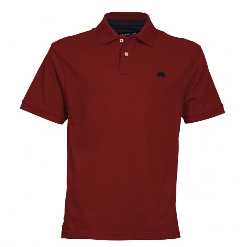 Raging Bull Signature Polo - S1418 - Claret 1