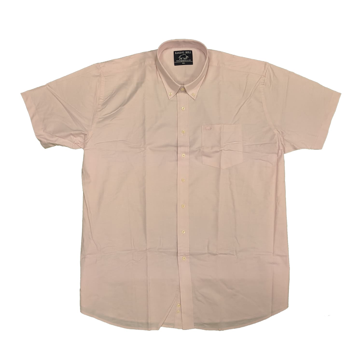 Raging Bull S/S Oxford Shirt - SS1355 - Pink 2