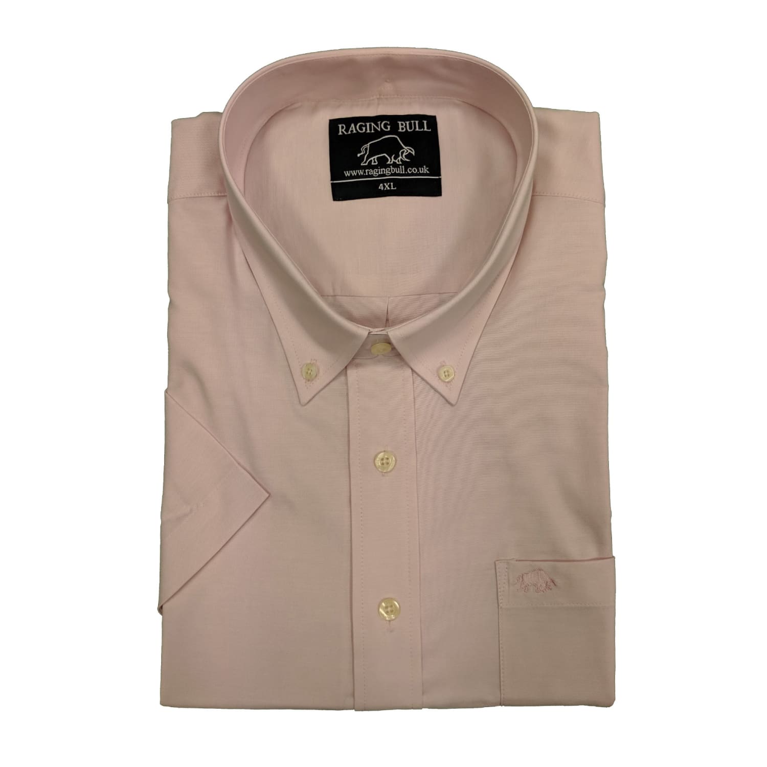 Raging Bull S/S Oxford Shirt - SS1355 - Pink 1