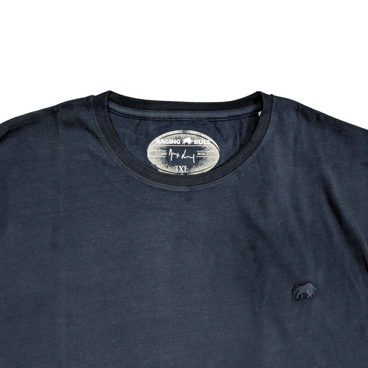 Raging Bull T-Shirt - Signature Tee - RB0TS01 - Navy 2