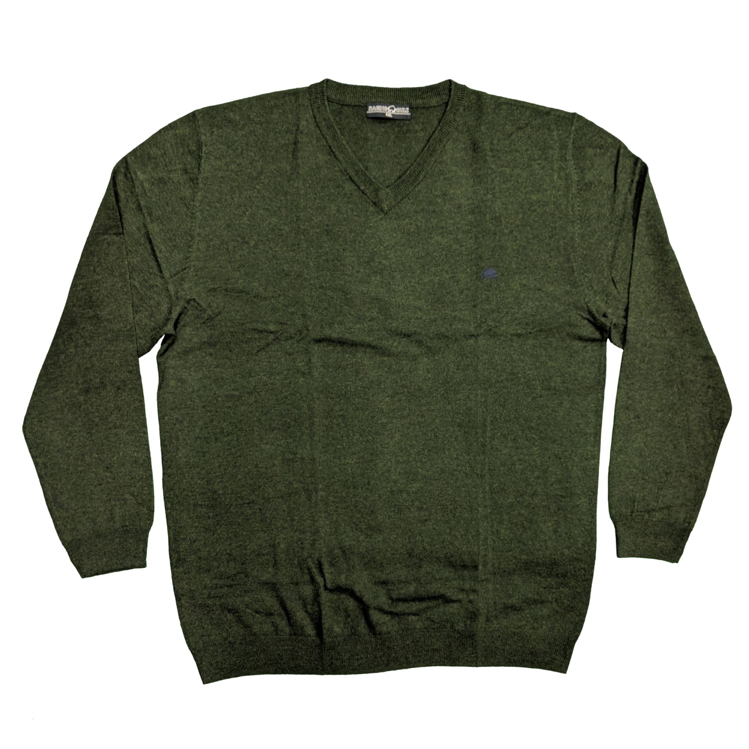 Raging Bull V Neck Sweater - AW1232 - Forest Green 1