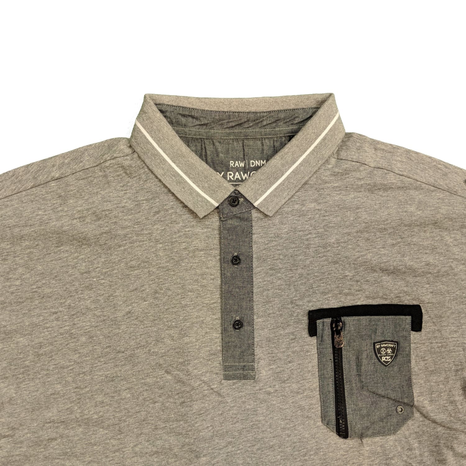 Rawcraft Polo - C707959 - Hopper - Grey Marl 2