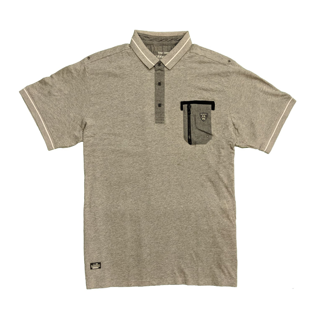 Rawcraft Polo - C707959 - Hopper - Grey Marl 1