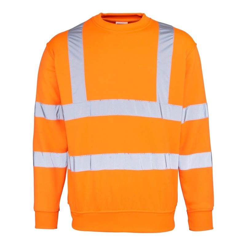 RTY Hi-Vis Sweatshirt - HV073 - Orange 1