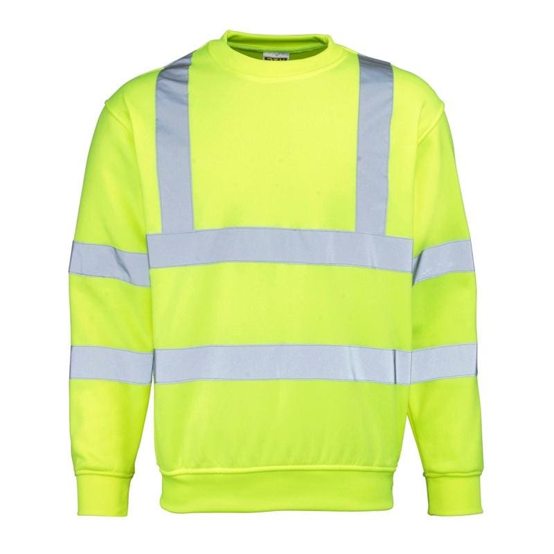 RTY Hi-Vis Sweatshirt - HV073 - Yellow 1