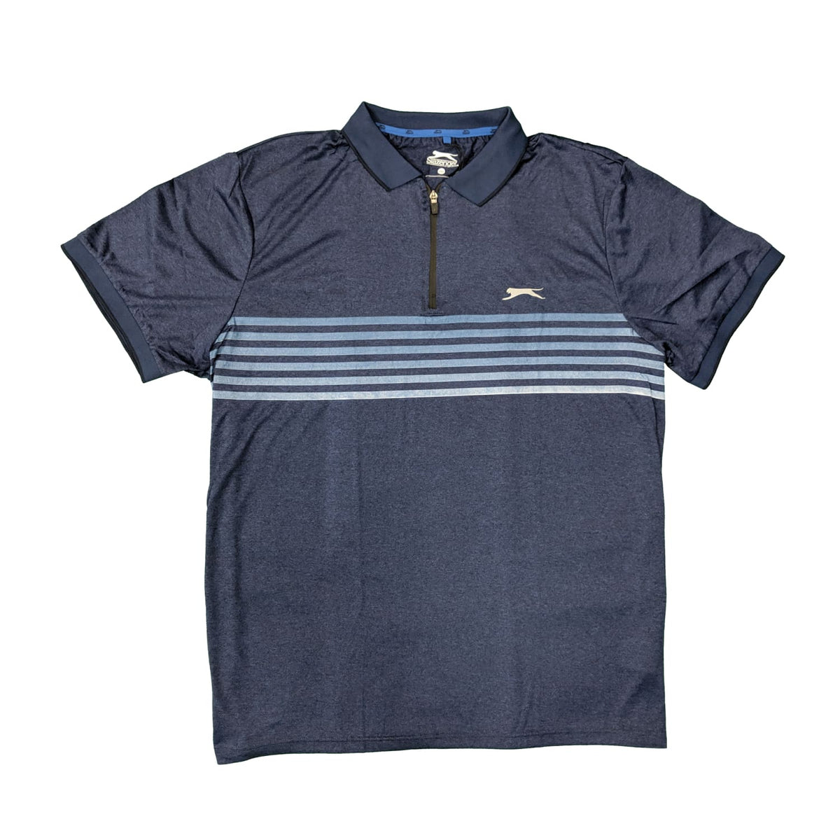 Slazenger Quarter Zip Polo - Lew - Navy 1