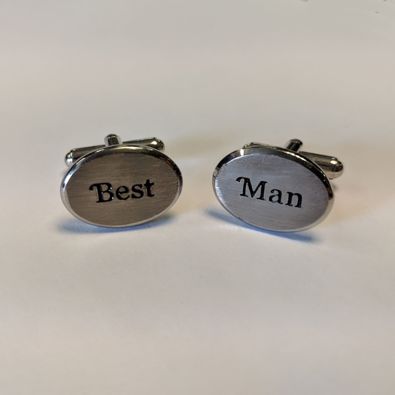 Stainless Steel Cufflinks - Best Man 1