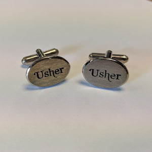 Stainless Steel Cufflinks - Usher 1