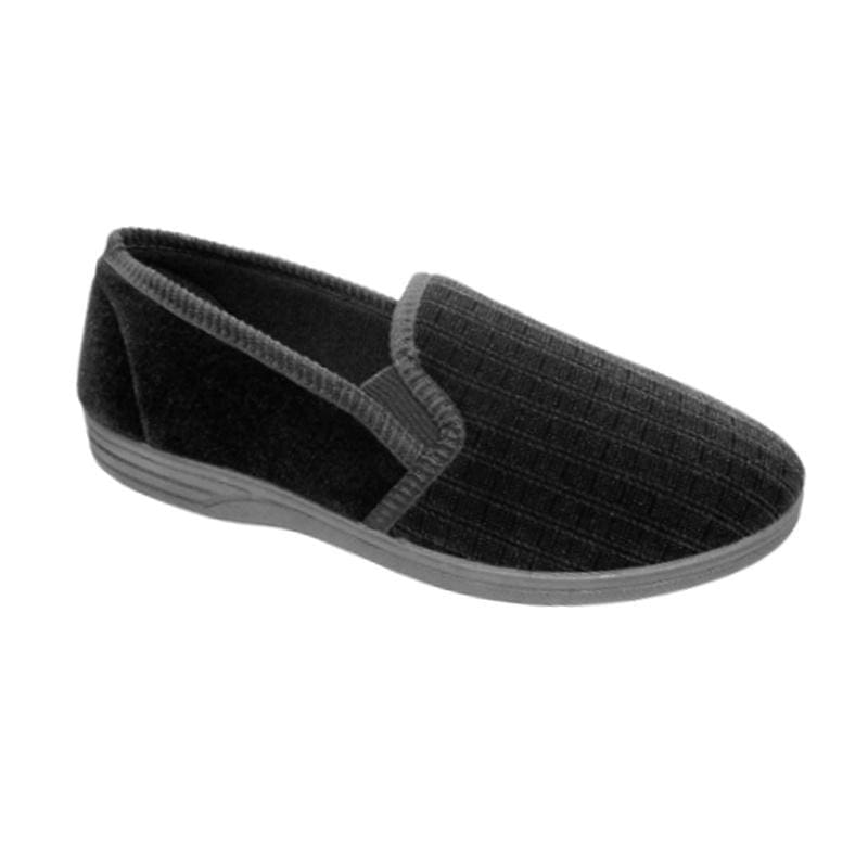 Zedzzz Slippers - MS457 - Richard - Black 1